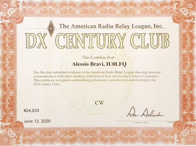 DXCC CW #24033